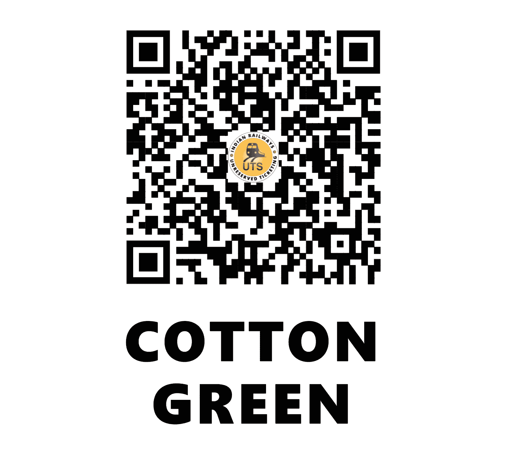 UTS QR Code for Cotton Green - CTGN